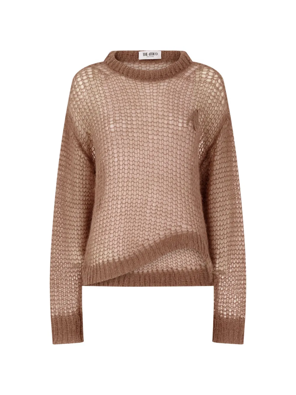 The Attico light safari knit sweater - Toni neutri