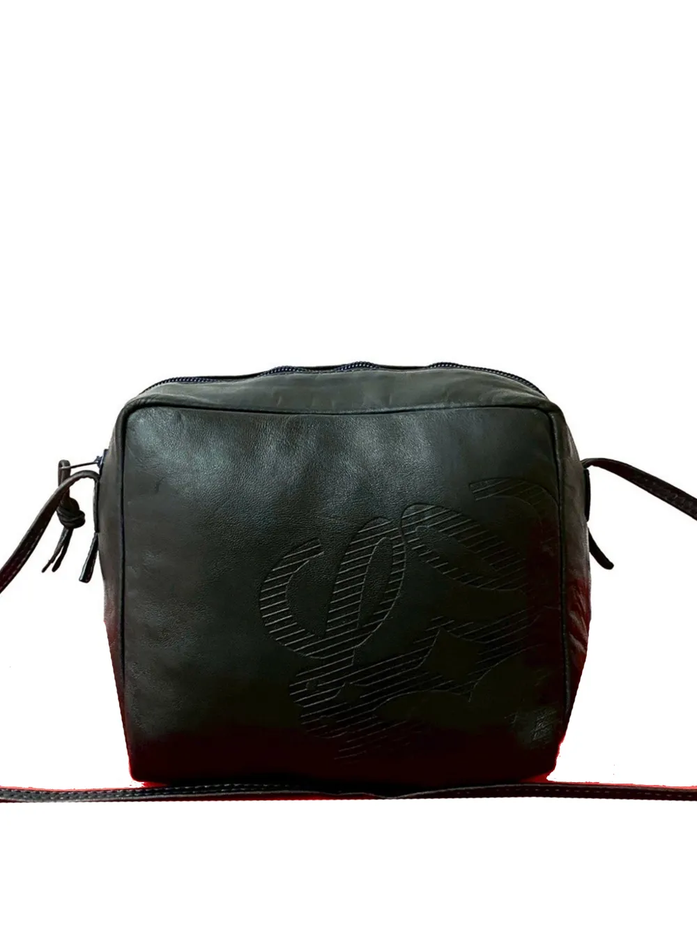 Loewe Pre-Owned 2010-2025 Nappa Anagram crossbody bag - Blue