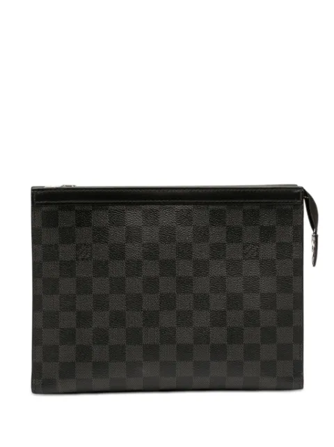 Louis Vuitton Pre-Owned 2020 Damier Graphite Pochette Voyage MM clutch bag