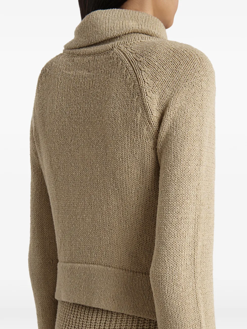 KHAITE Vest met knopen Beige