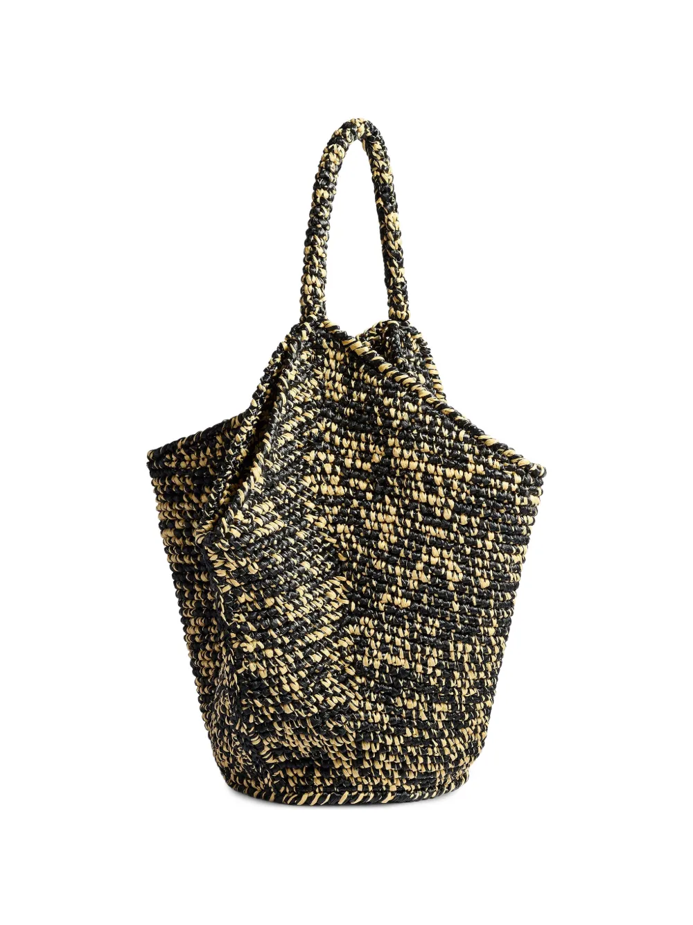 KHAITE Shopper met logopatch Zwart