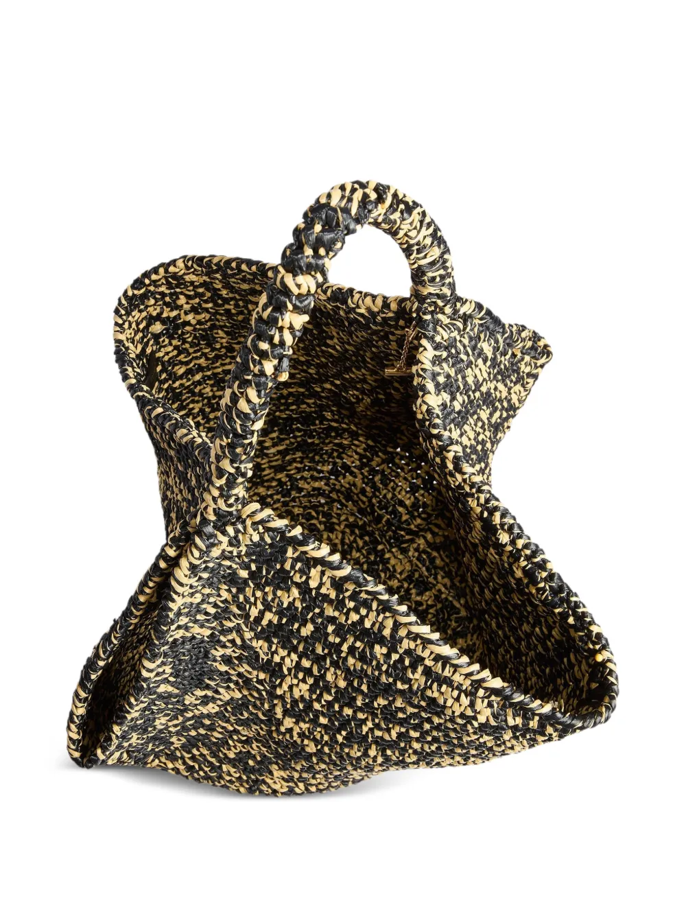 KHAITE Shopper met logopatch Zwart