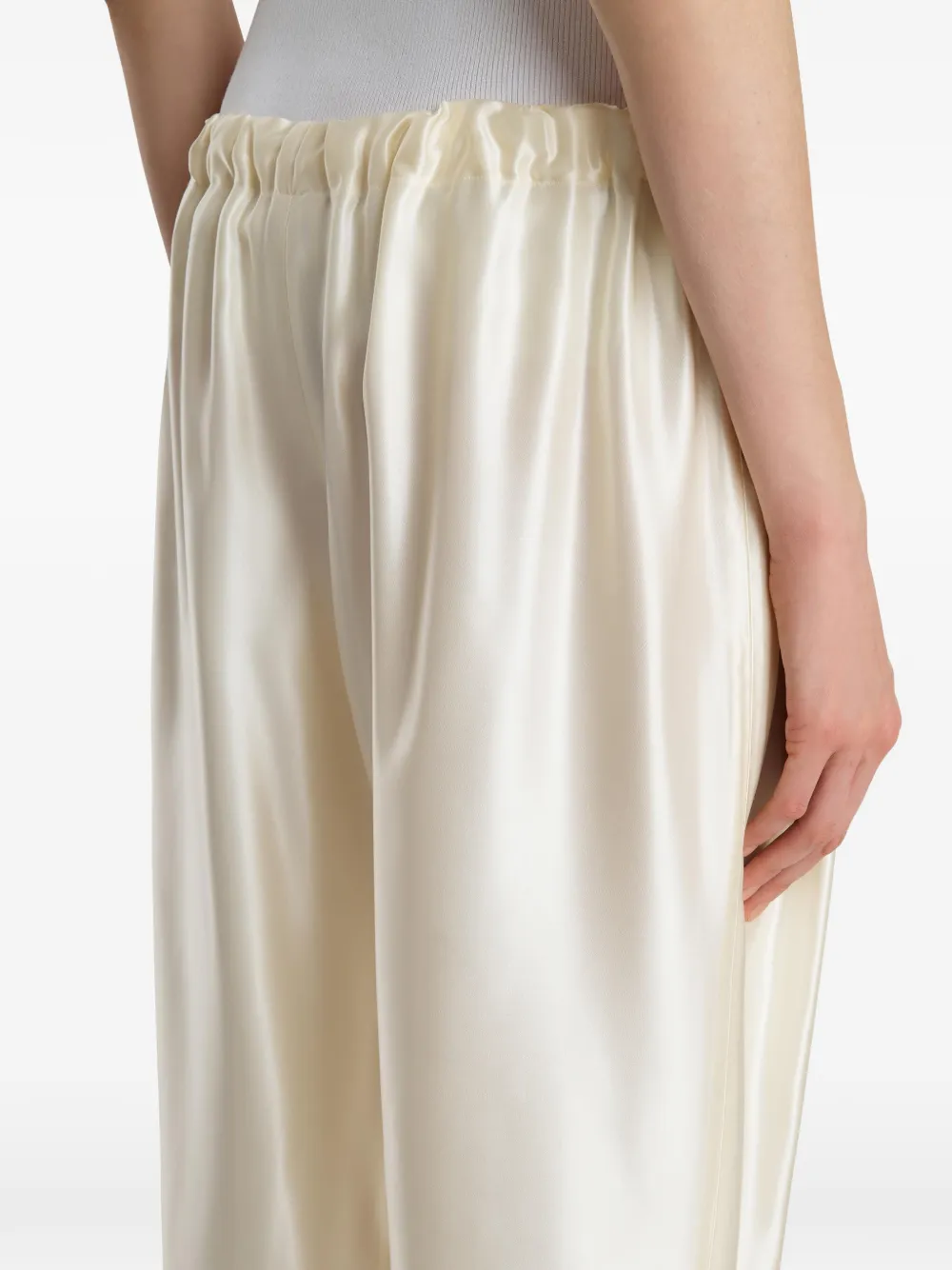 KHAITE Rohen broek Beige