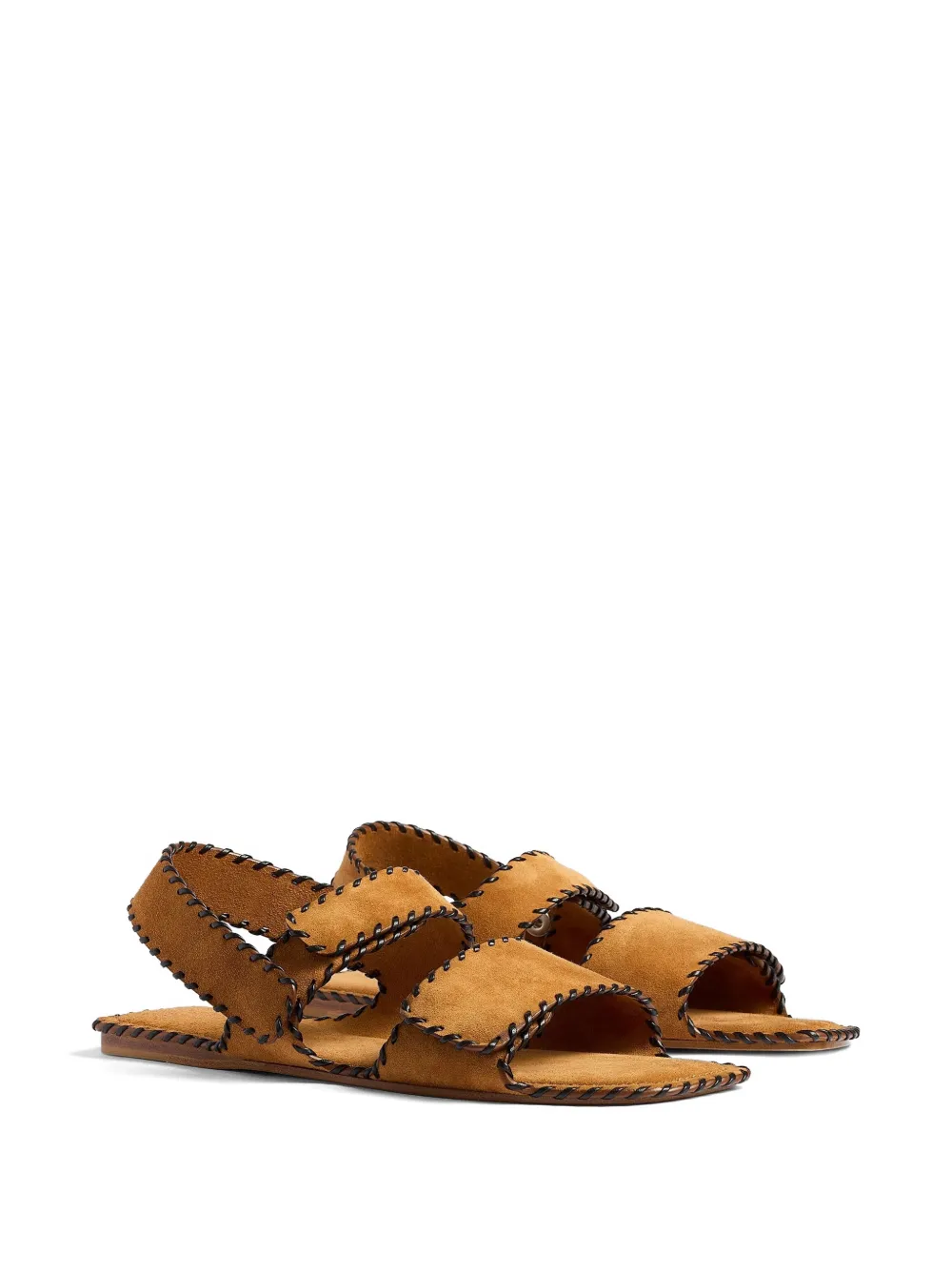KHAITE Sandalen met open neus Beige
