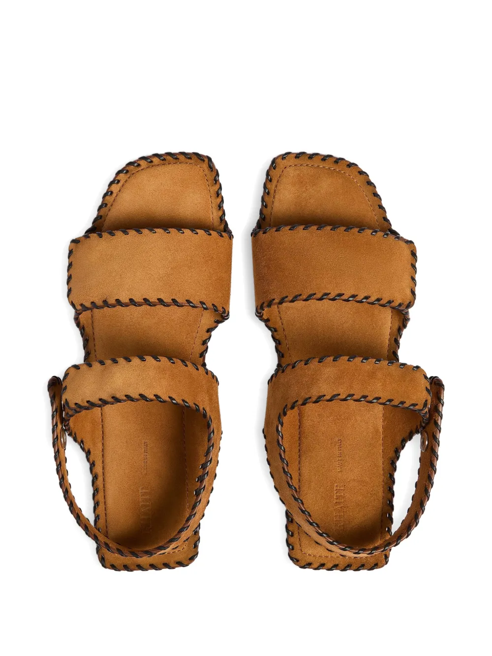 KHAITE Sandalen met open neus Beige