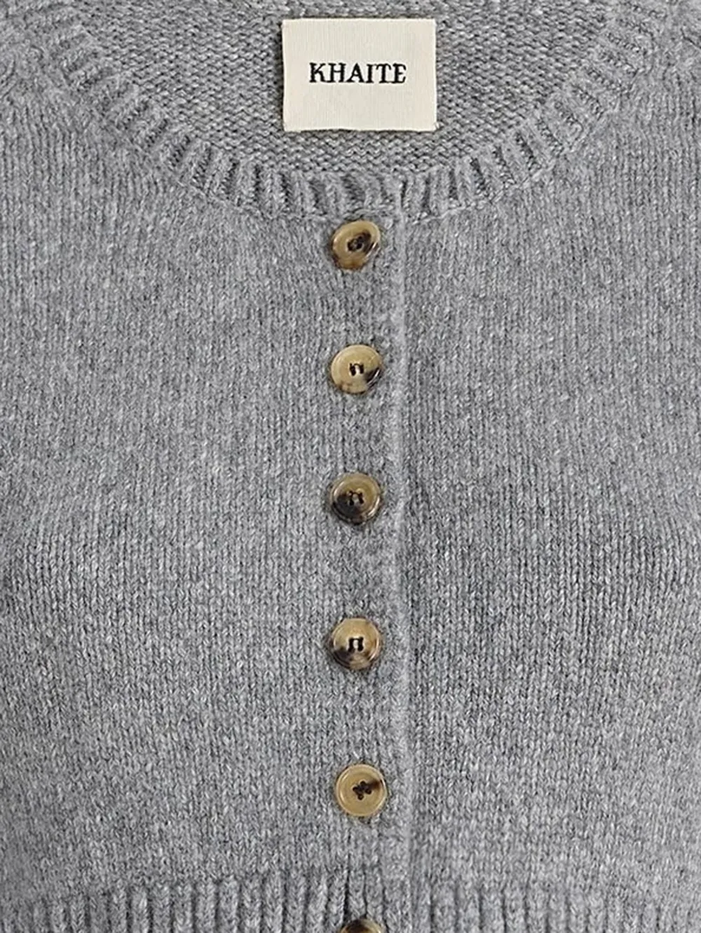KHAITE Vest met lange mouwen Grijs