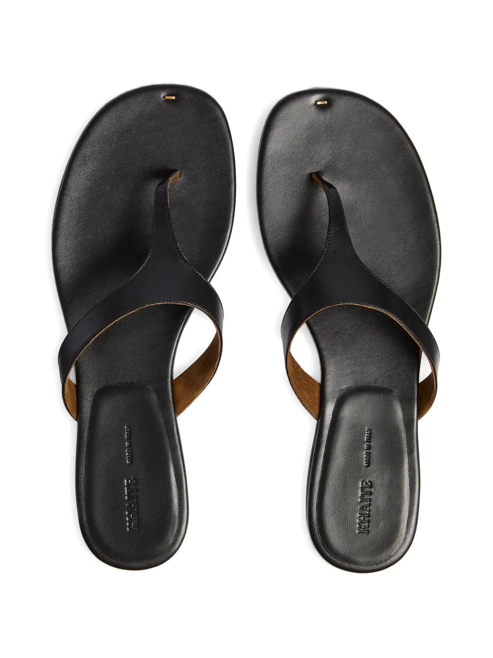 KHAITE Sandalen met ronde neus Zwart