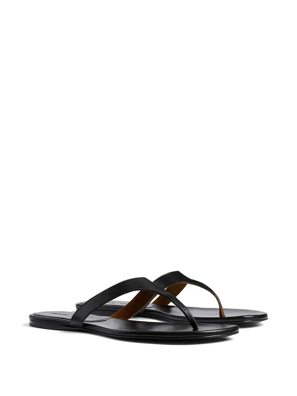 KHAITE Sandalen met ronde neus Zwart