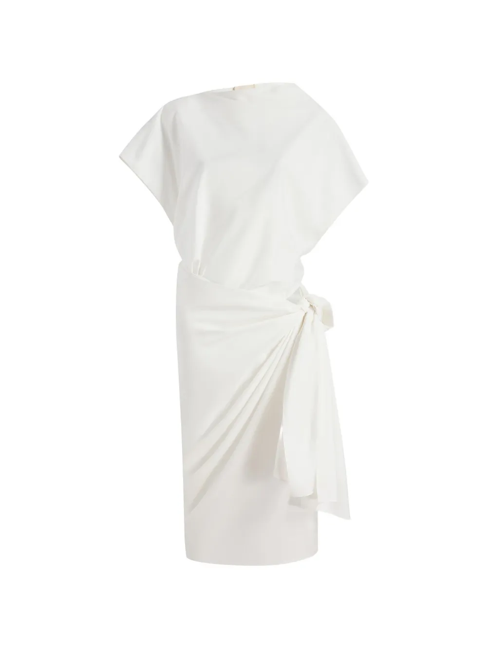 KHAITE Fray dress - Bianco