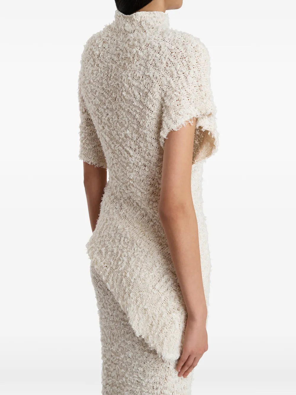 KHAITE Asymmetrische top Beige