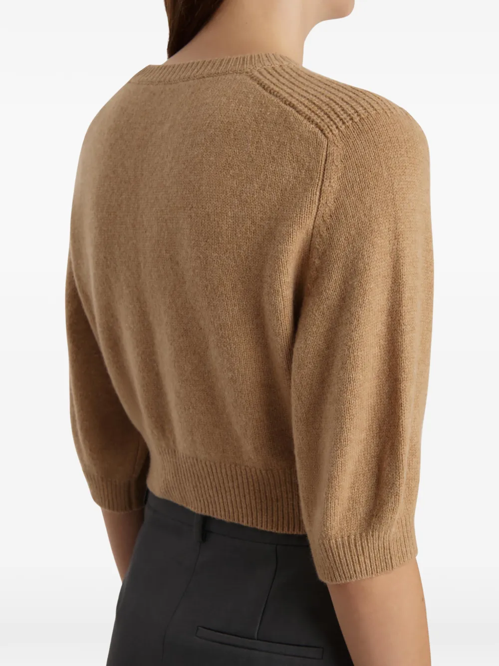 KHAITE Lorelai trui Beige