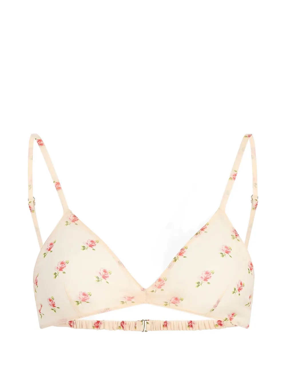 KHAITE ^ reggiseno a triangolo - Toni neutri