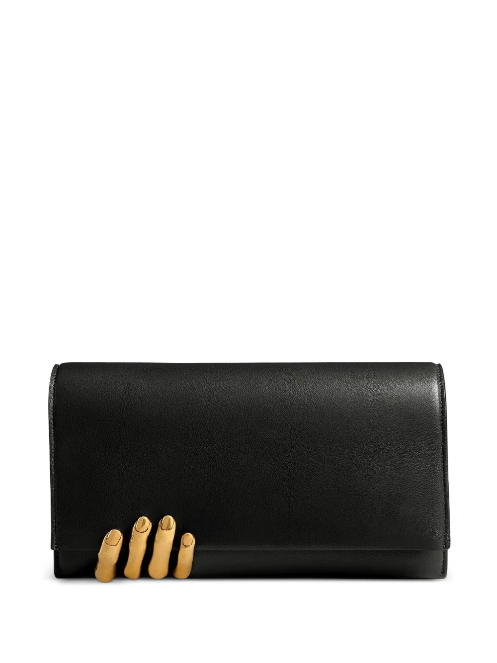 KHAITE Clutch scultorea - Nero