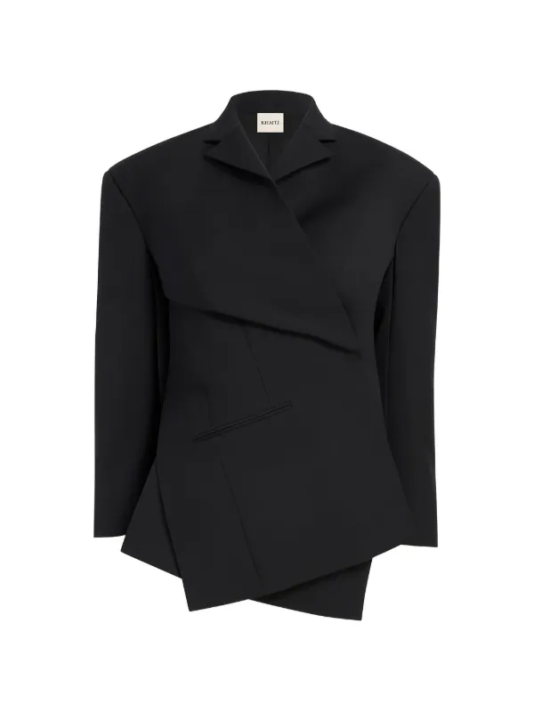 Khaite Palto Jacket in Black