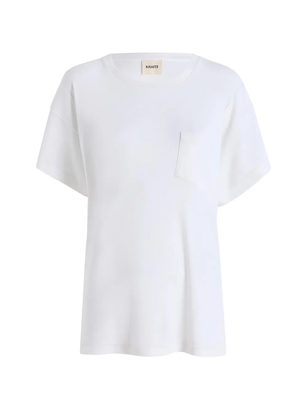 KHAITE T-shirt met ronde hals Wit