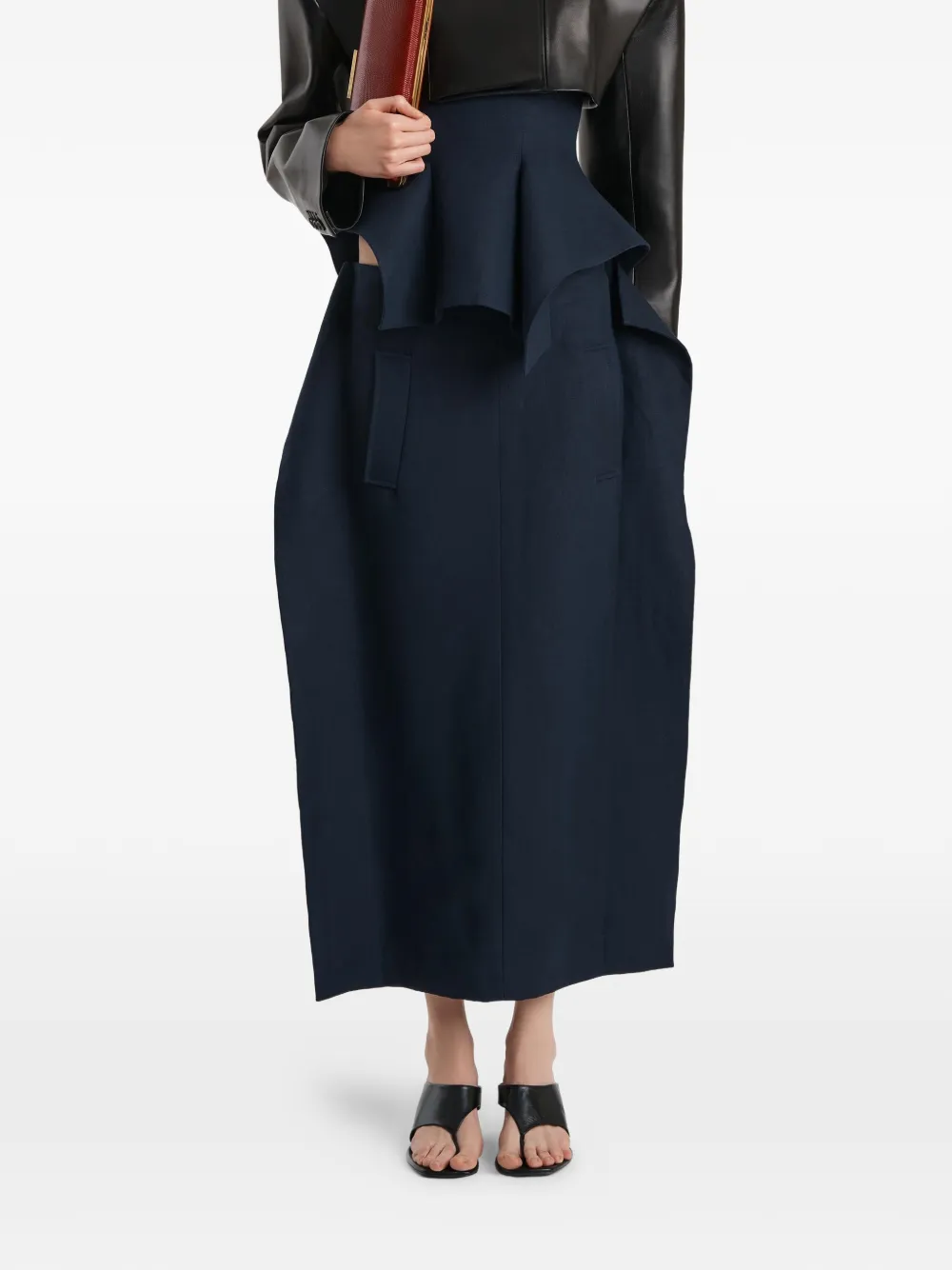 KHAITE Gorgi rok Blauw