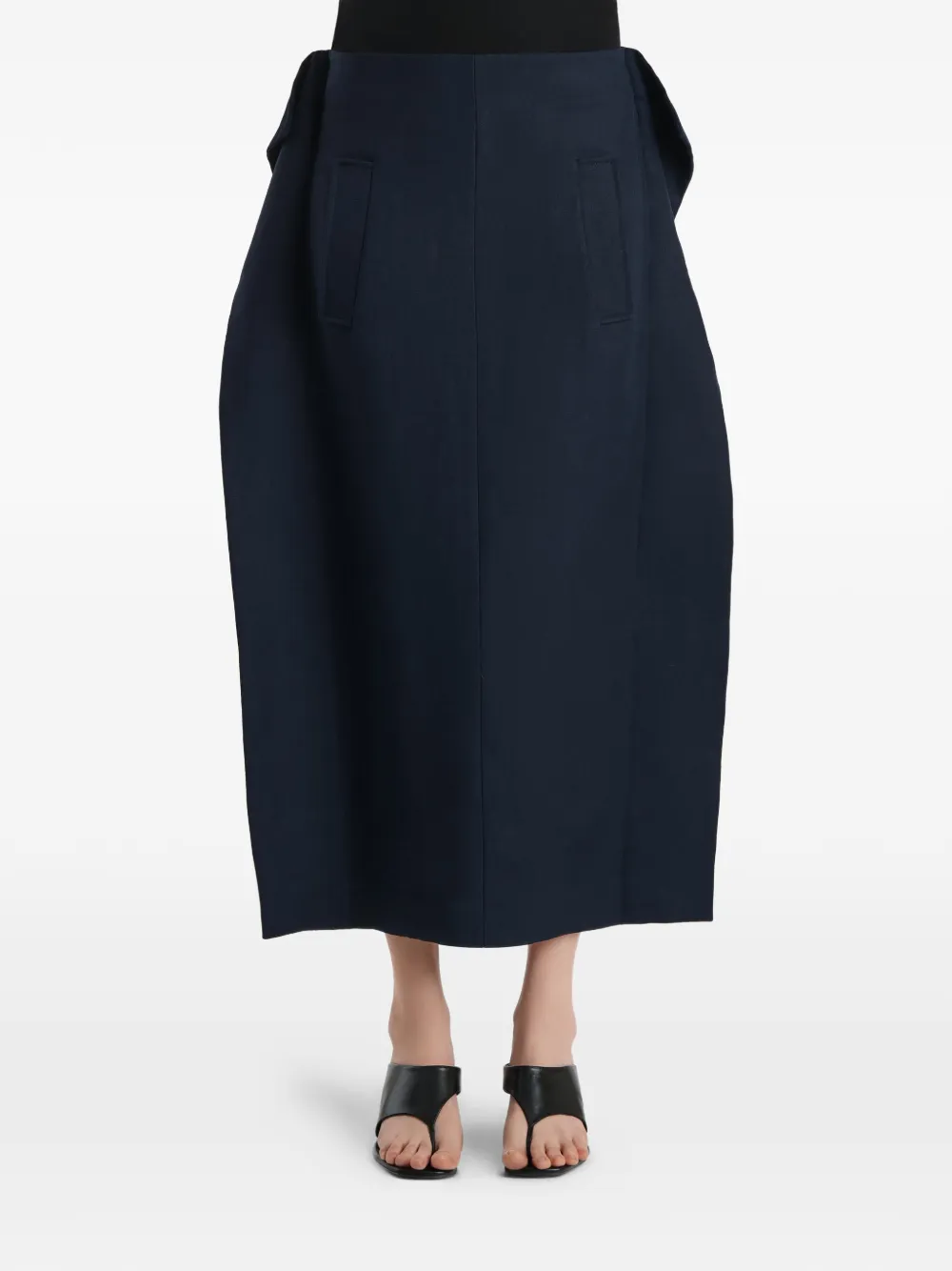 KHAITE Gorgi rok Blauw