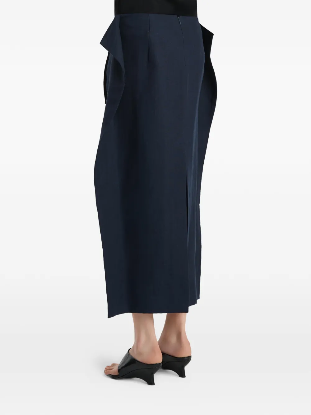 KHAITE Gorgi rok Blauw