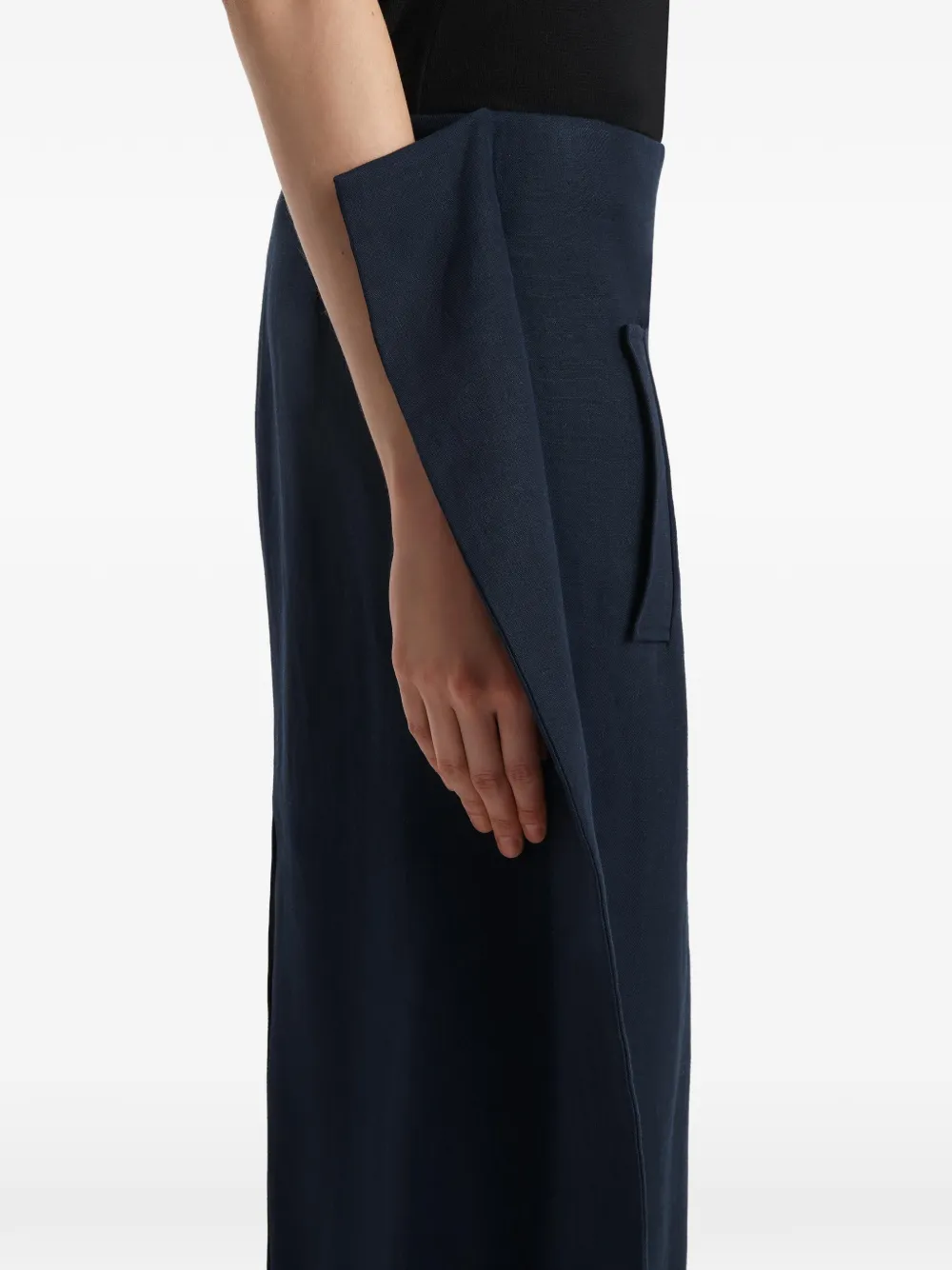 KHAITE Gorgi rok Blauw
