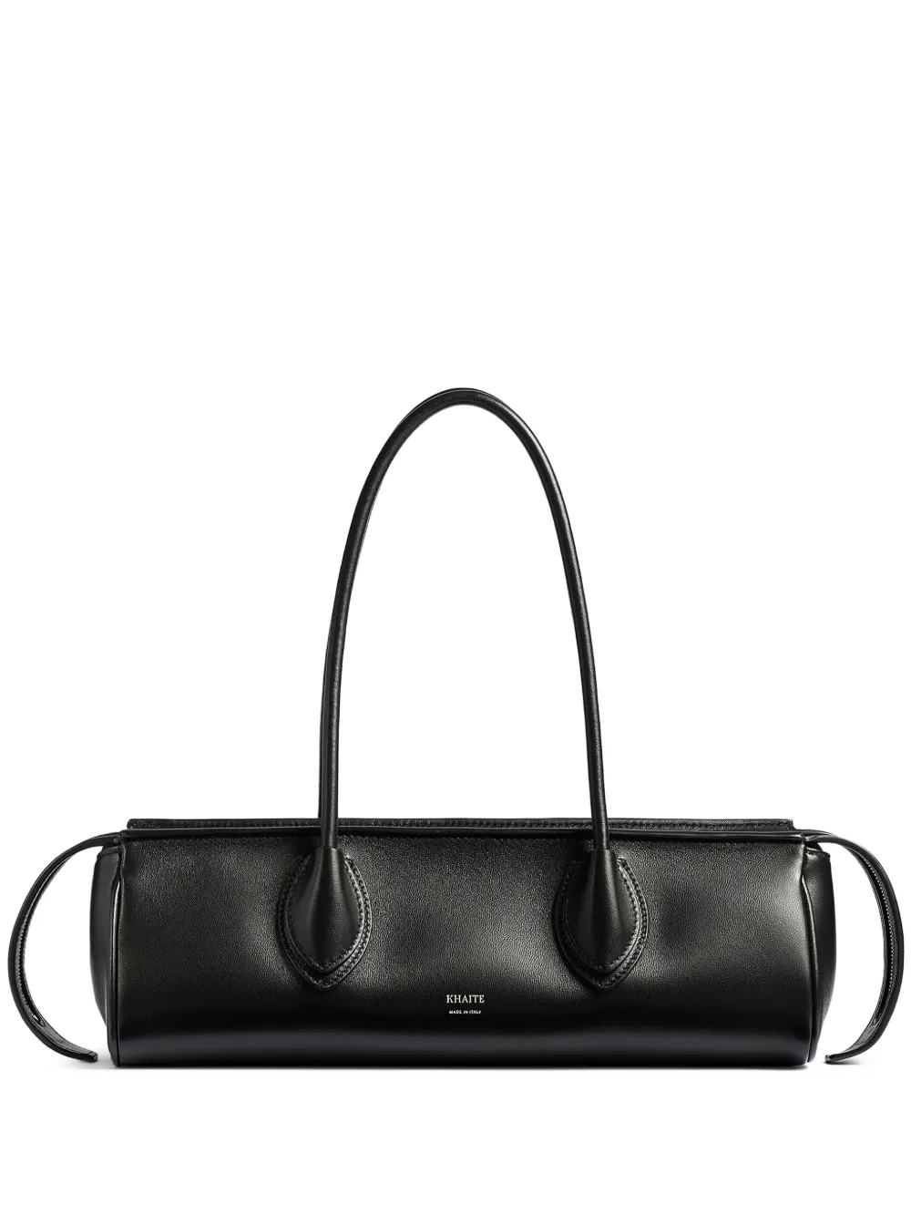 KHAITE logo-motif shoulder bag - Black