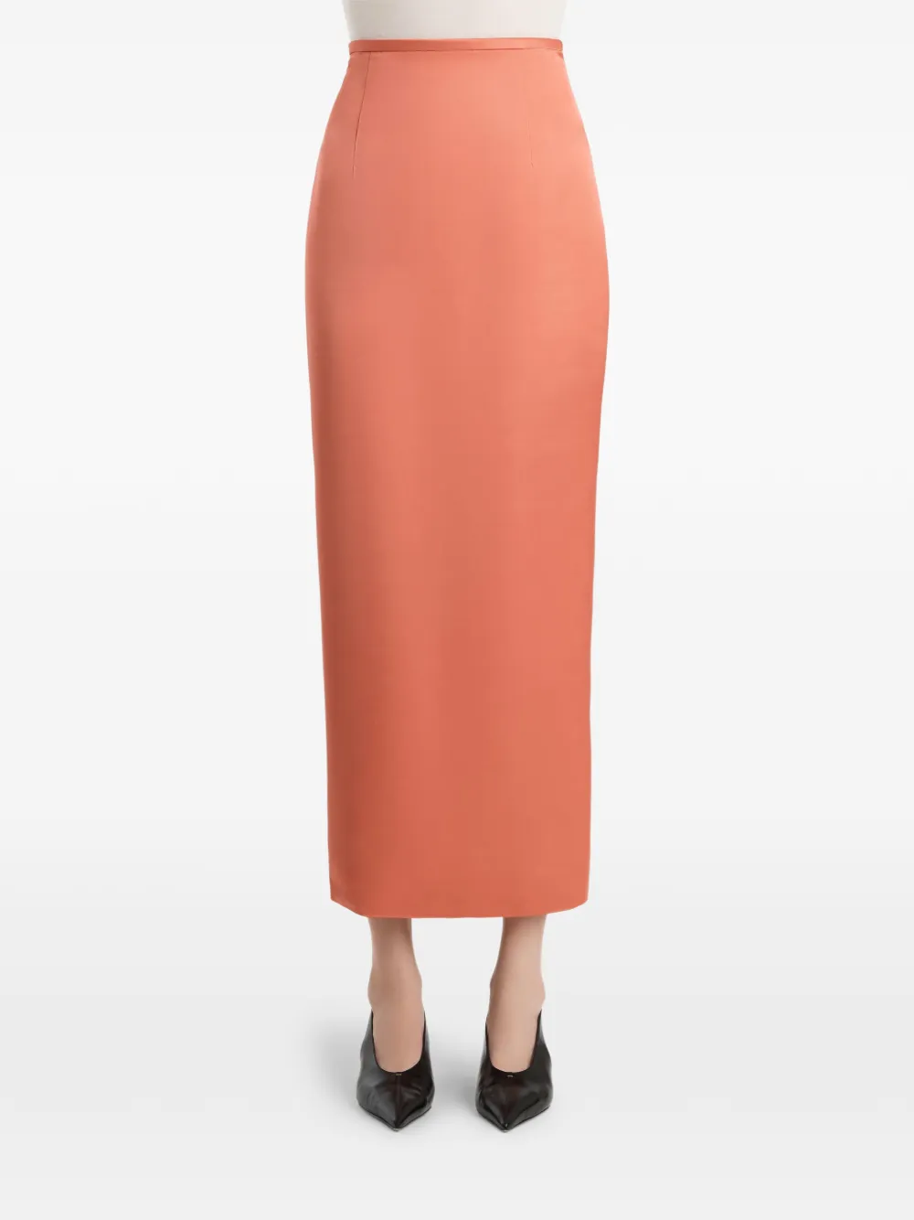 KHAITE Rok met rits Oranje