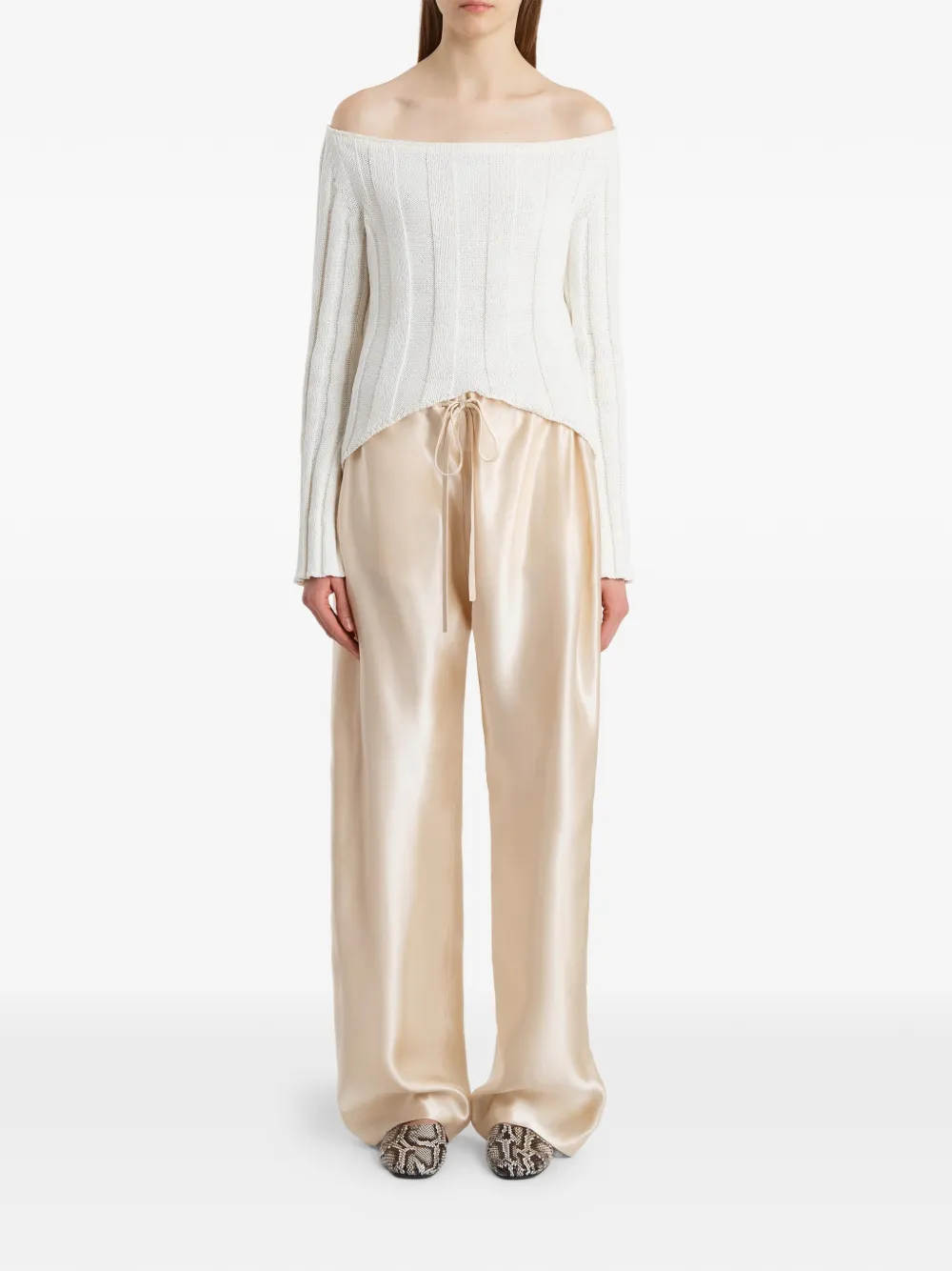 KHAITE Sylas trui Beige