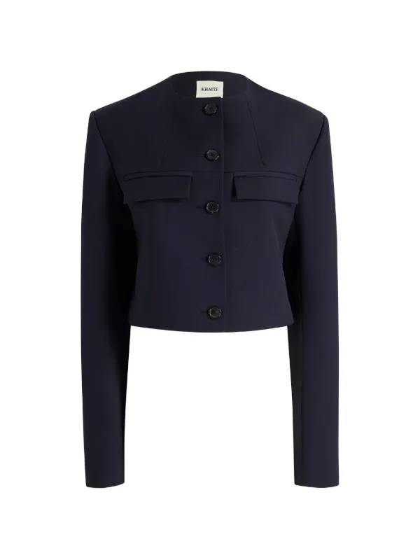 Khaite Roto Jacket in Blue