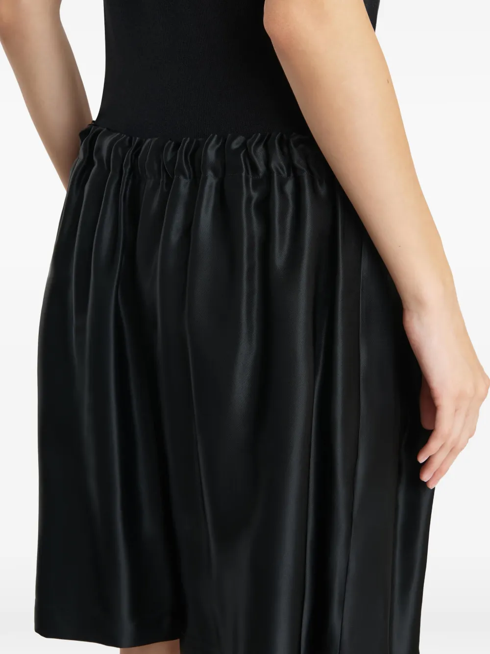 KHAITE Shorts van scheerwol Zwart