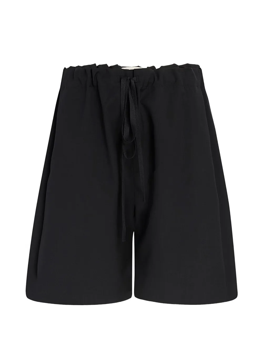 Khaite Virgin-wool Shorts In Black