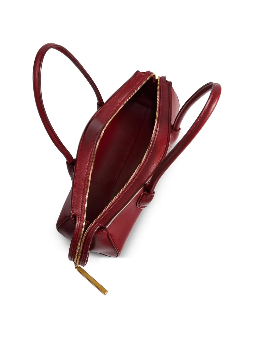 KHAITE Schoudertas met logopatroon Rood