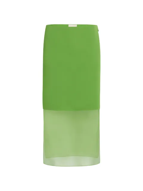 KHAITE falda a capas