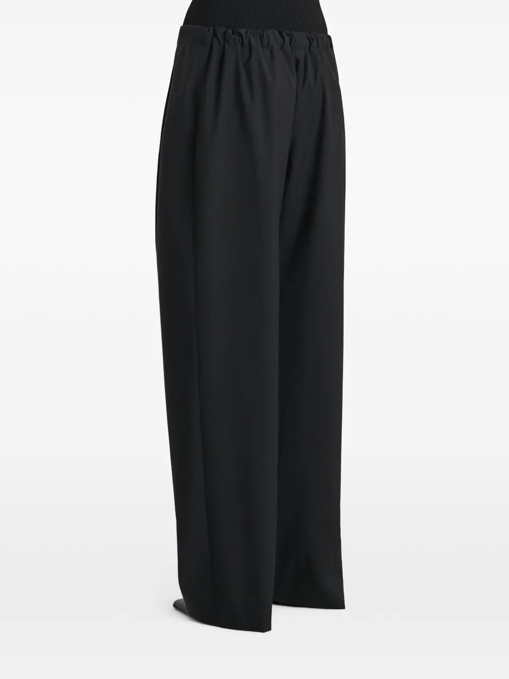 KHAITE Rohen broek Zwart