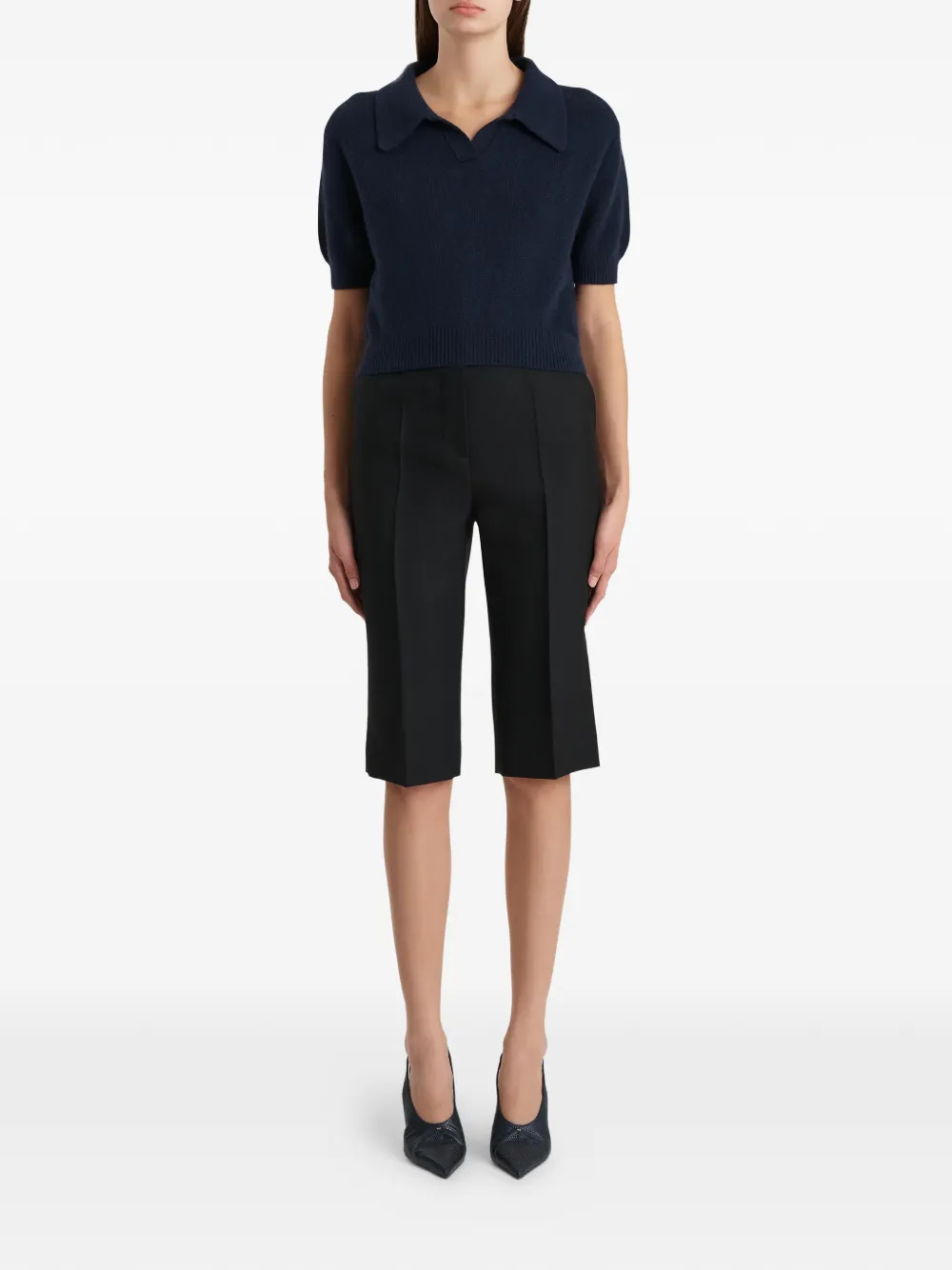 KHAITE Raelle shorts Zwart
