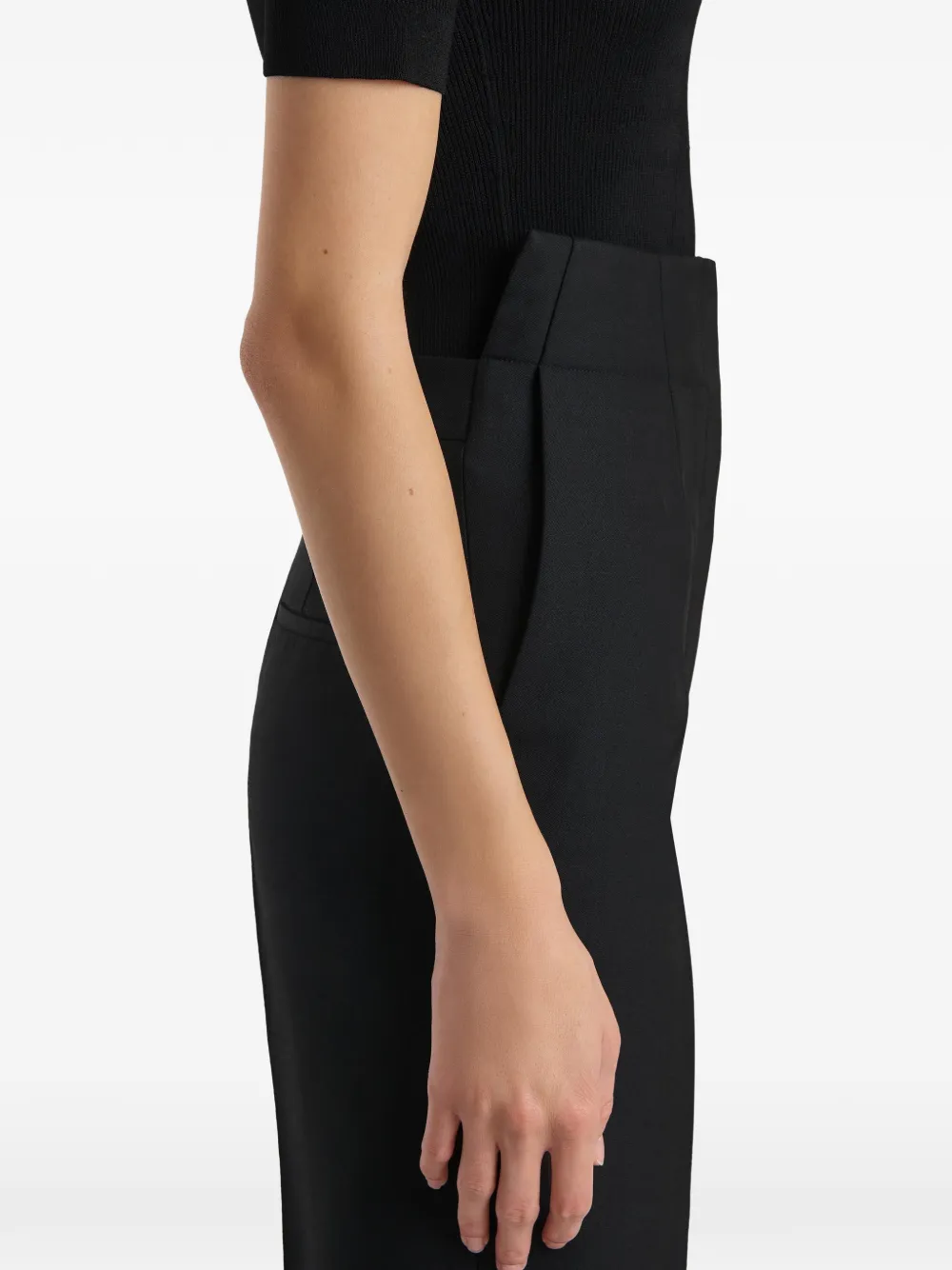 KHAITE Raelle shorts Zwart