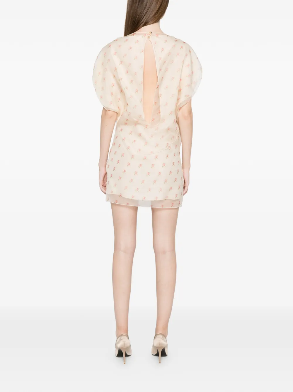 KHAITE Jurk met korte mouwen Beige