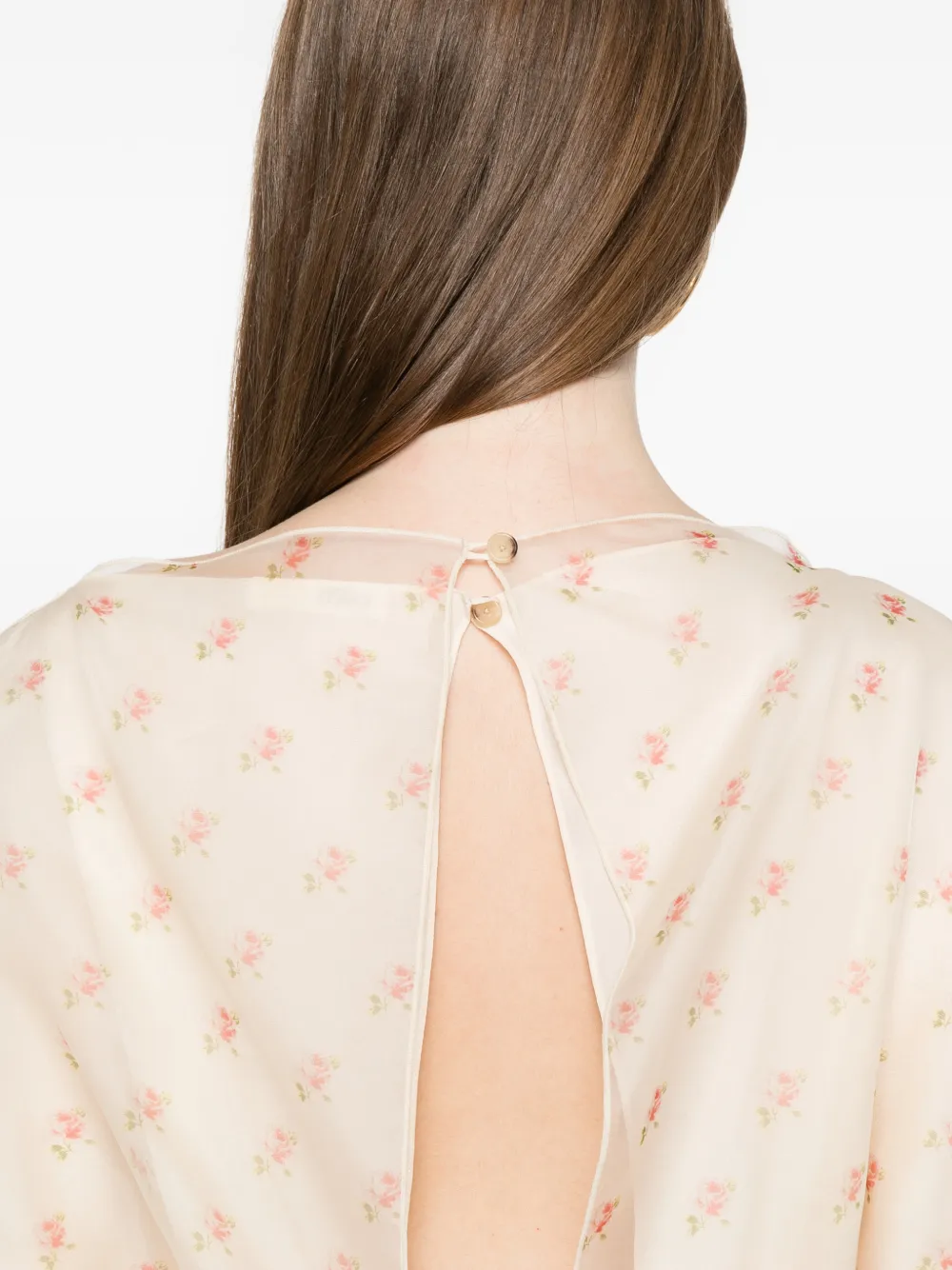 KHAITE Jurk met korte mouwen Beige