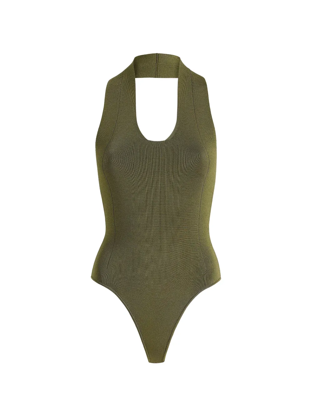 Khaite Toto Bodysuit In Green