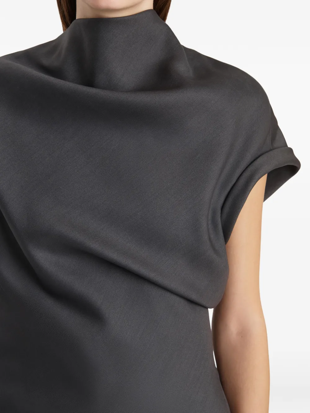 KHAITE Tandie blouse Grijs
