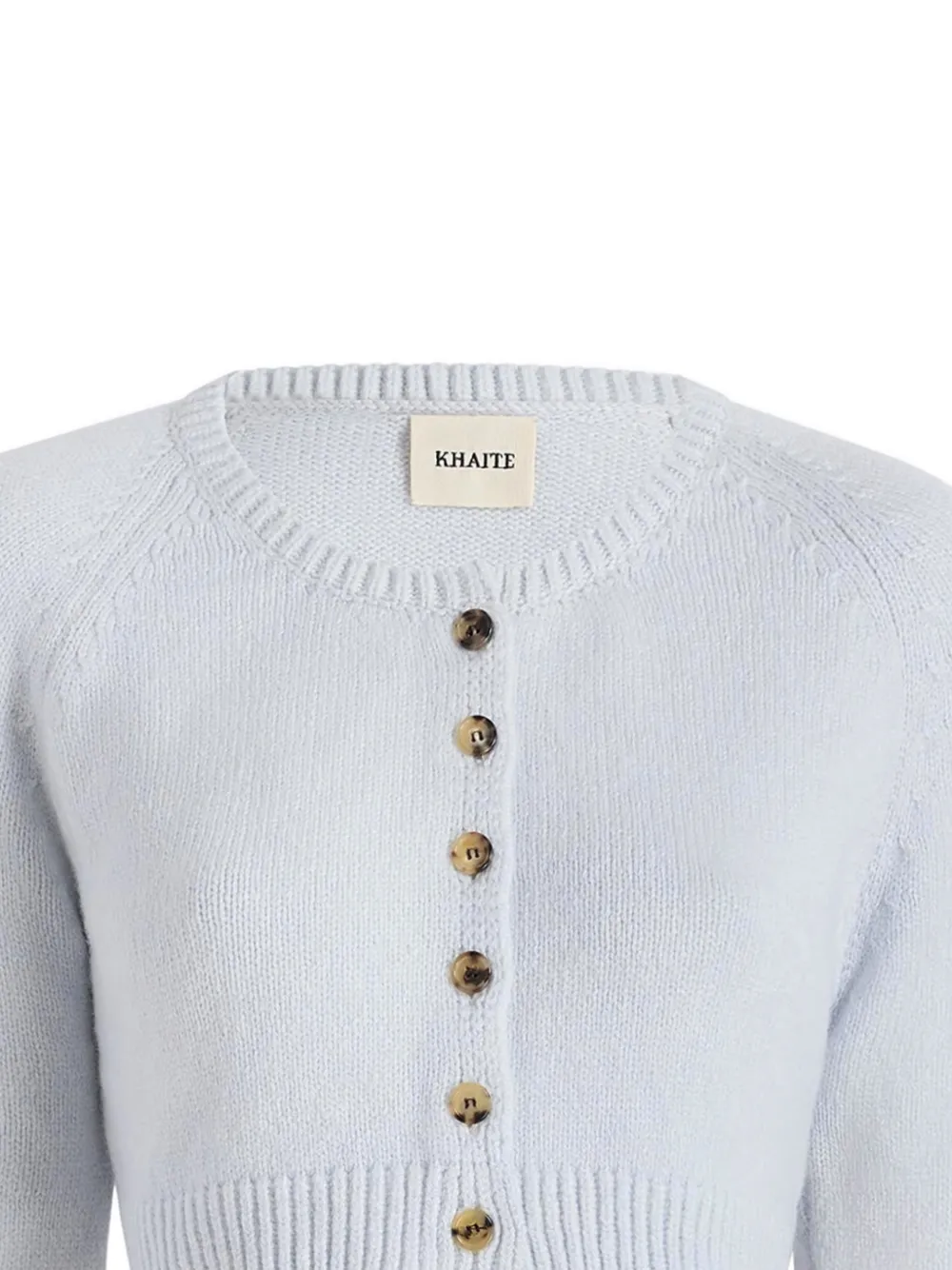 KHAITE Vest met ronde hals Blauw