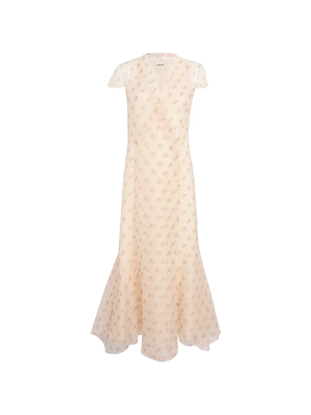 KHAITE Abito con scollo a V - Toni neutri