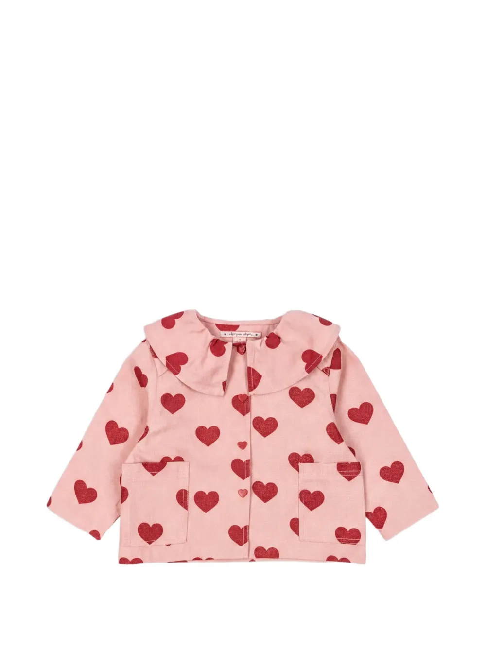 Konges Sløjd heart-print jacket - Rosa