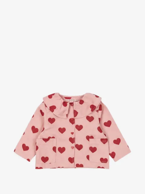Konges Sløjd veste à imprimé cœur
