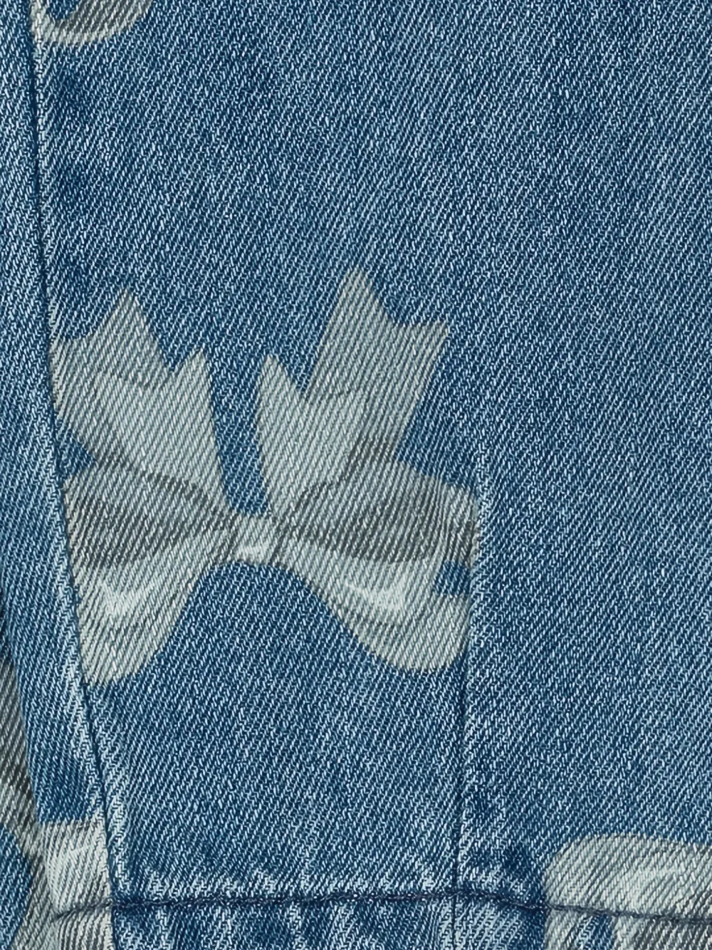 Konges Sløjd Jeans met strikprint Blauw