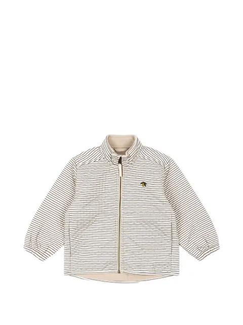 Konges Sløjd striped embroidered jacket