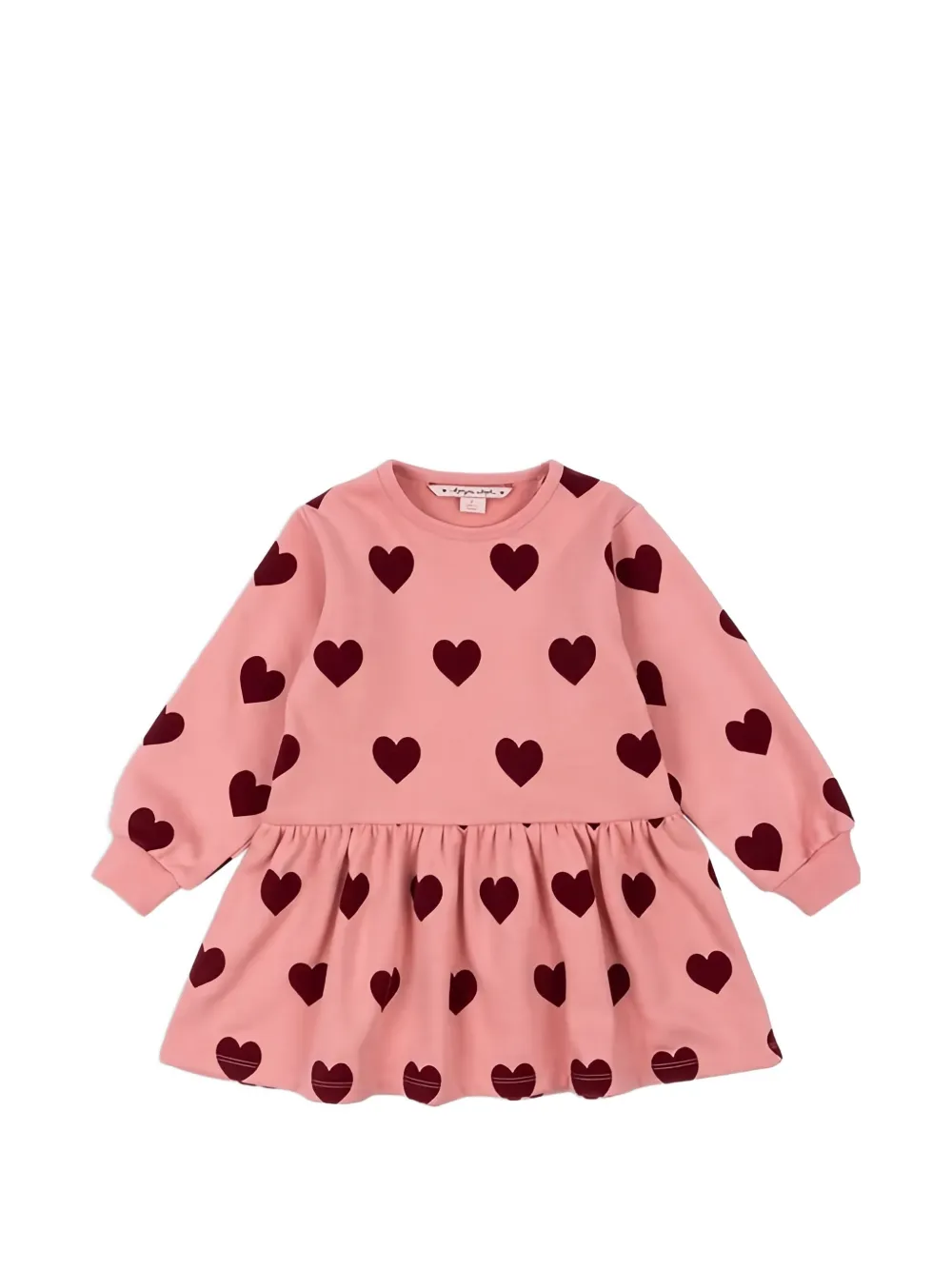 Konges Sløjd Lou heart-print dress - Rosa