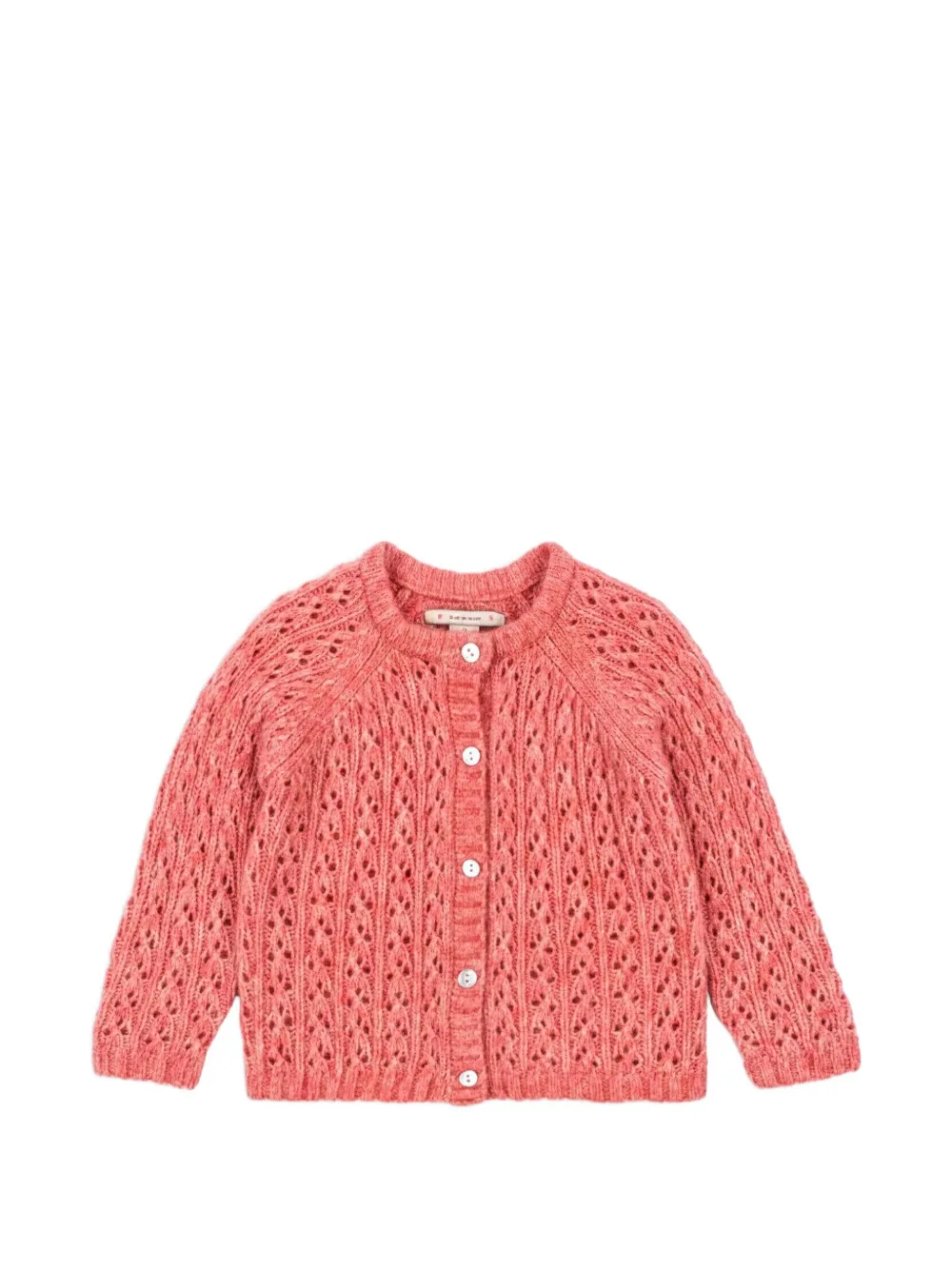 Konges Sløjd Cardigan Isa in maglia con bottoni - Rosa