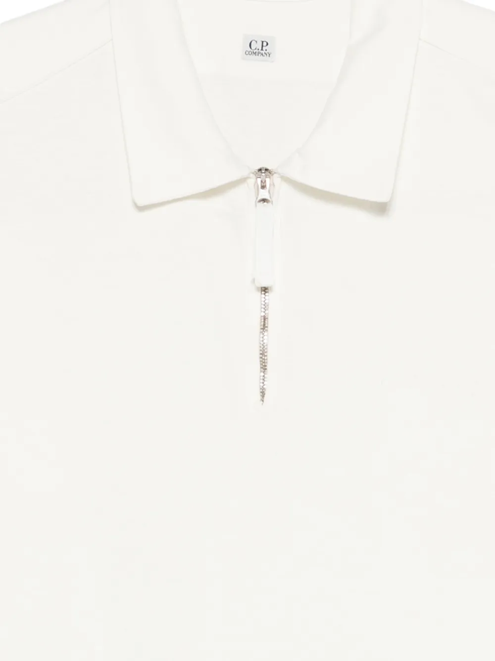 C.P. Company Poloshirt met rits Beige