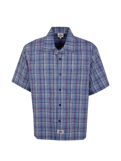 DICKIES check-pattern short-sleeve shirt
