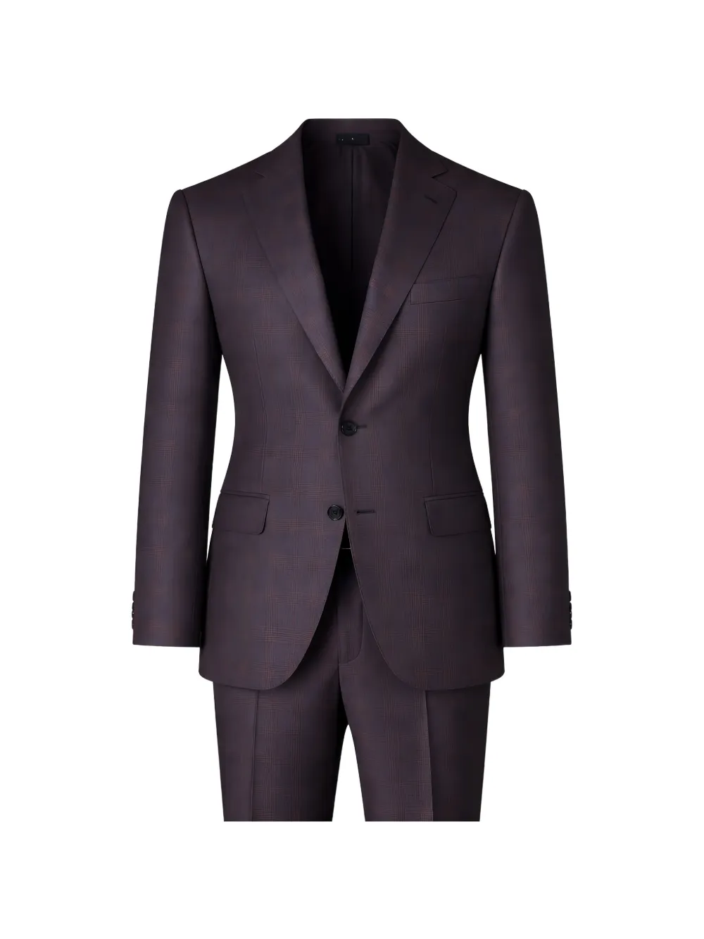 Pal Zileri check-pattern single-breasted suit - Blu
