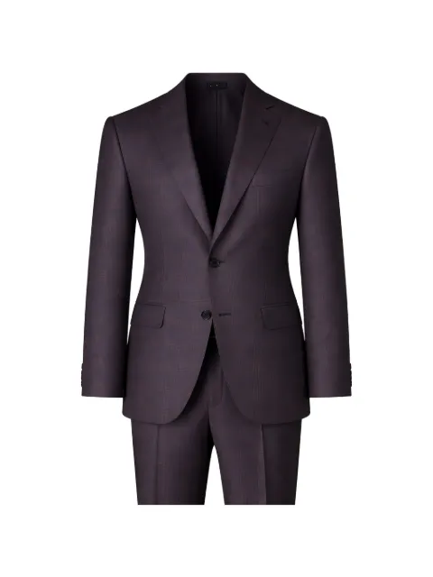 Pal Zileri check-pattern single-breasted suit